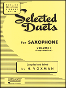 SELECTED DUETS #1 SAXOPHONE cover